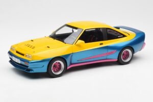 Opel Manta Kollane Sinine BoS Models 1:18 BOS279 Metall