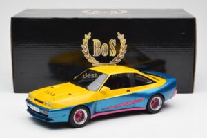 Opel Manta Kollane Sinine BoS Models 1:18 BOS279 Metall - pilt 6/6