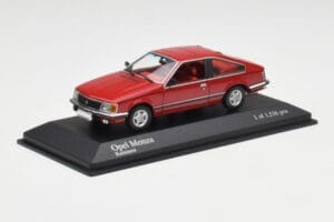 Opel Monza A Punane Minichamps 1:43 400045121 Metall - pilt 2/4