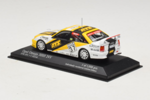 Opel Omega 3000 24V #37 K-H. Strycek DTM 1991 Minichamps 1:43 400914437 Metall - pilt 3/4