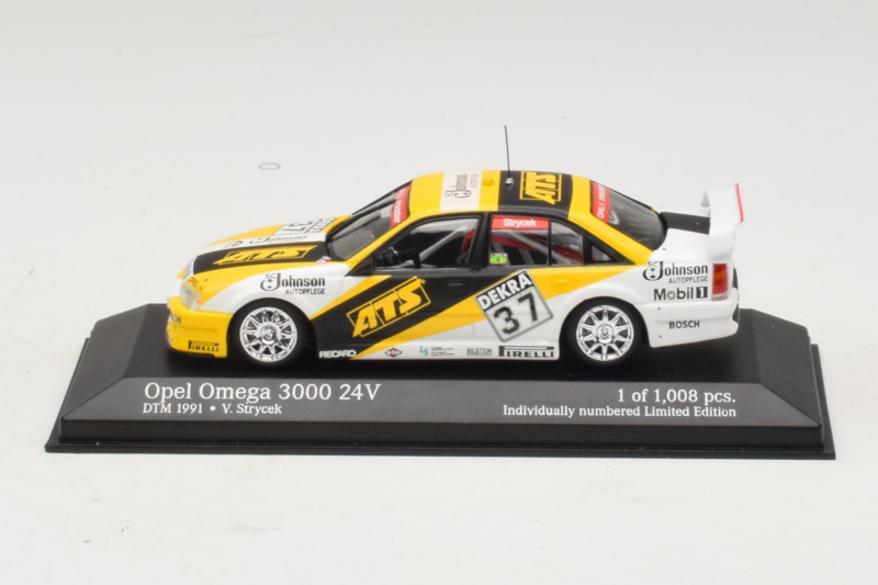 Opel Omega 3000 24V #37 K-H. Strycek DTM 1991 Minichamps 1:43 400914437 Metall