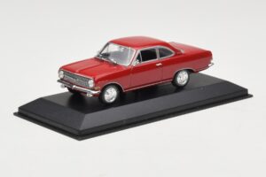 Opel Rekord A Punane Minichamps 1:43 400041004 Metall - pilt 2/4