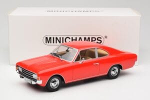Opel Rekord C Coupe Punane Minichamps 1:18 107047020 Vaik - pilt 6/6
