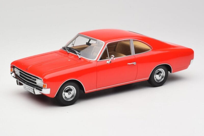 Opel Rekord C Coupe Punane Minichamps 1:18 107047020 Vaik