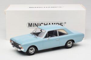 Opel Rekord C Helesinine Minichamps 1:18 107047002 Metall - pilt 6/6