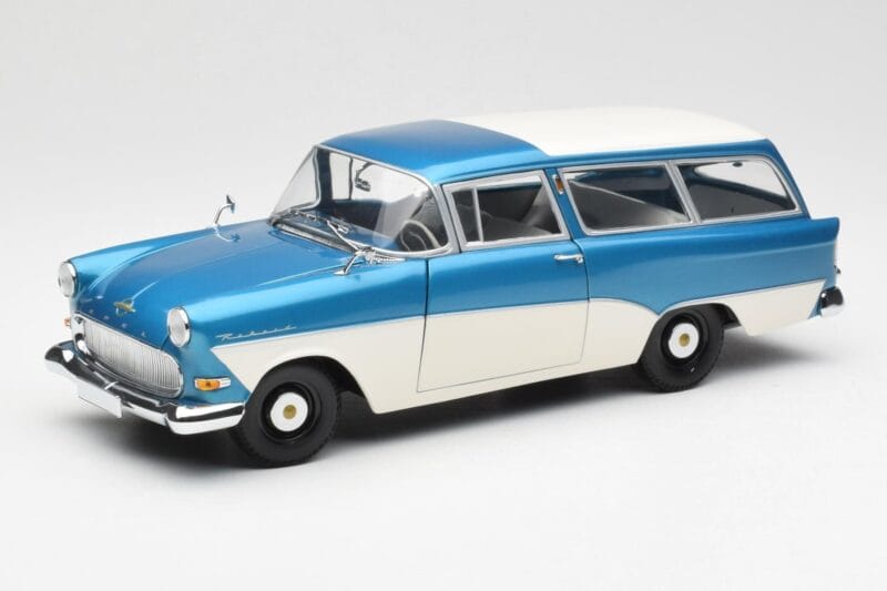 Opel Rekord P1 Caravan Sinine Metallic Minichamps 1:18 180043210 Metall