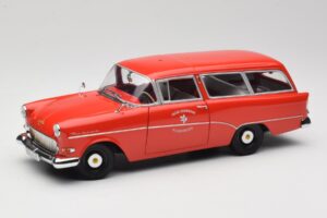 Opel Rekord P1 Caravan Feuerwehr Neuenkirchen Minichamps 1:18 180043291 Metall