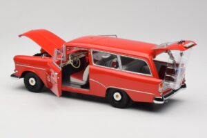 Opel Rekord P1 Caravan Feuerwehr Neuenkirchen Minichamps 1:18 180043291 Metall - pilt 5/8
