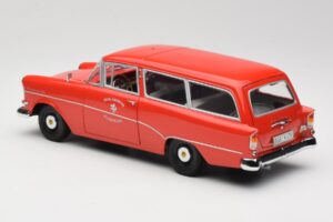Opel Rekord P1 Caravan Feuerwehr Neuenkirchen Minichamps 1:18 180043291 Metall - pilt 7/8