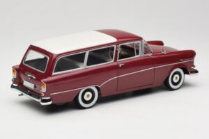 Opel Rekord P1 Caravan Punane Minichamps 1:18 180043211 Metall - pilt 3/8