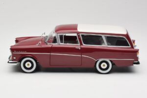 Opel Rekord P1 Caravan Punane Minichamps 1:18 180043211 Metall - pilt 4/8