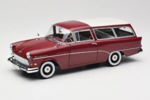 Opel Rekord P1 Caravan Punane Minichamps 1:18 180043211 Metall