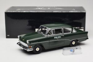 Opel Rekord P1 Polizei Minichamps 1:18 180043290 Metall - pilt 8/8