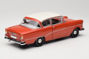 Opel Rekord P1 Punane Minichamps 1:18 180043201 Metall - pilt 3/8