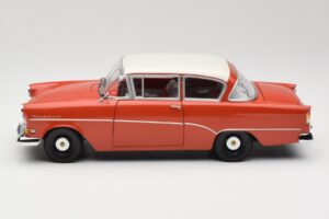 Opel Rekord P1 Punane Minichamps 1:18 180043201 Metall - pilt 4/8