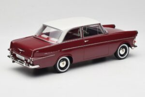 Opel Rekord P2 Tumepunane & Valge BoS Models 1:18 BOS415 Vaik - pilt 2/6