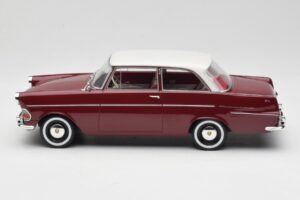 Opel Rekord P2 Tumepunane & Valge BoS Models 1:18 BOS415 Vaik - pilt 3/6