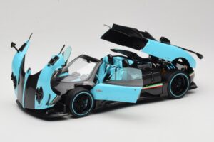 Pagani Zonda Uno Carbon Helesinine Almost Real 1:18 850630001 Metall - pilt 2/8