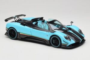 Pagani Zonda Uno Carbon Helesinine Almost Real 1:18 850630001 Metall - pilt 6/8