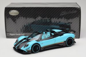 Pagani Zonda Uno Carbon Helesinine Almost Real 1:18 850630001 Metall - pilt 8/8