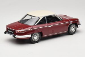 Panhard 24 CT Punane Solido 1:18 1832500 Metall - pilt 3/8