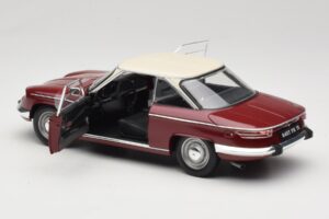 Panhard 24 CT Punane Solido 1:18 1832500 Metall - pilt 5/8