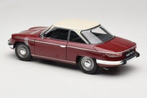 Panhard 24 CT Punane Solido 1:18 1832500 Metall - pilt 7/8