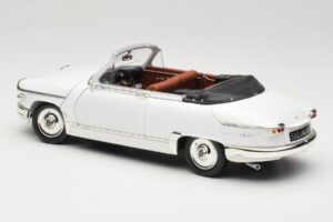 Panhard PL17 Kabriolett Valge Solido 1:18 8174 Metall - pilt 7/8