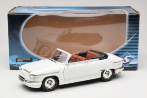 Panhard PL17 Kabriolett Valge Solido 1:18 8174 Metall - pilt 8/8