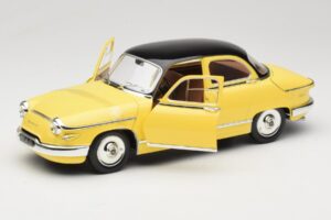 Panhard PL17 Kollane Solido 1:18 8173 Metall - pilt 2/8