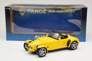 Panoz AIV Roadster Kollane AUTOart 1:18 78213 Metall - pilt 8/8