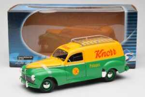 Peugeot 203 Break Tole Knorr Solido 1:18 8426 Metall - pilt 8/8