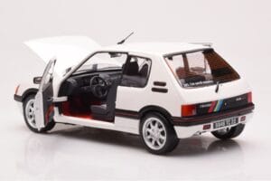 Peugeot 205 GTi 1.9 Meije Valge Norev 1:18 184842 Metall - pilt 5/8