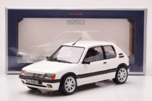 Peugeot 205 GTi 1.9 Meije Valge Norev 1:18 184842 Metall - pilt 8/8