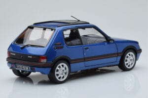 Peugeot 205 GTi 1.9 Katuseaknaga Miami Sinine Norev 1:18 184844 Metall - pilt 3/8