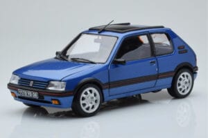 Peugeot 205 GTi 1.9 Katuseaknaga Miami Sinine Norev 1:18 184844 Metall