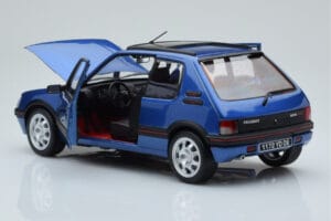 Peugeot 205 GTi 1.9 Katuseaknaga Miami Sinine Norev 1:18 184844 Metall - pilt 5/8