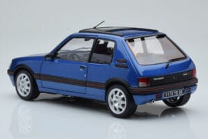 Peugeot 205 GTi 1.9 Katuseaknaga Miami Sinine Norev 1:18 184844 Metall - pilt 7/8