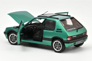 Peugeot 205 GTi Griffe Katuseaknaga Roheline Norev 1:18 184847 Metall - pilt 2/3