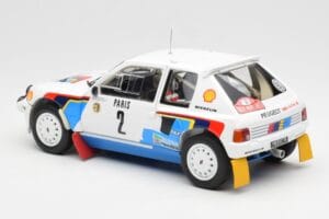 Peugeot 205 T16 #2 A. Vatanen / T. Harryman Rally Monte Carlo 1985 Norev 1:18 184864 Metall - pilt 7/8
