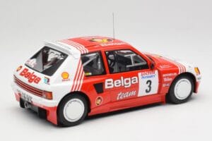 Peugeot 205 T16 #3 B. Darniche / A. Mahe Rally Ypres 1985 IXO 1:18 18RMC135 Metall - pilt 2/6