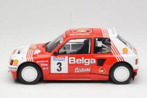 Peugeot 205 T16 #3 B. Darniche / A. Mahe Rally Ypres 1985 IXO 1:18 18RMC135 Metall - pilt 3/6
