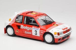 Peugeot 205 T16 #3 B. Darniche / A. Mahe Rally Ypres 1985 IXO 1:18 18RMC135 Metall - pilt 4/6