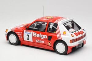 Peugeot 205 T16 #3 B. Darniche / A. Mahe Rally Ypres 1985 IXO 1:18 18RMC135 Metall - pilt 5/6