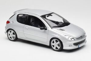 Peugeot 206 RC Aluminium Hõbe Norev 1:18 184726 Metall - pilt 6/8