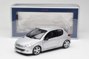 Peugeot 206 RC Aluminium Hõbe Norev 1:18 184726 Metall - pilt 8/8