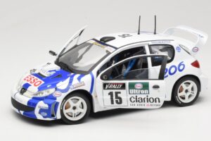 Peugeot 206 WRC #15 G. Panizzi / H. Panizzi WRC 1999 Solido 1:18 9016 Metall - pilt 2/8