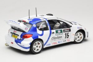 Peugeot 206 WRC #15 G. Panizzi / H. Panizzi WRC 1999 Solido 1:18 9016 Metall - pilt 3/8