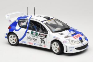 Peugeot 206 WRC #15 G. Panizzi / H. Panizzi WRC 1999 Solido 1:18 9016 Metall - pilt 6/8