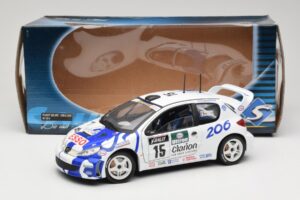 Peugeot 206 WRC #15 G. Panizzi / H. Panizzi WRC 1999 Solido 1:18 9016 Metall - pilt 8/8